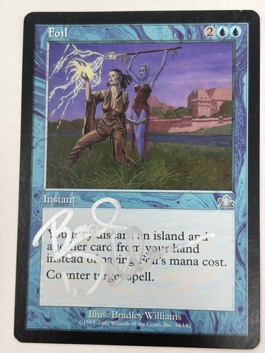Mtg foil artist - "foil", (non-foil)