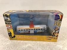 CORGI OOC OM44009 BLACKPOOL BRUSH RAILCOACH TRAM- THE LAUGHING DONKEY SCALE 1:76