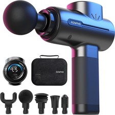 RENPHO ACTIVE Deep Tissue Muscle Massage Gun with 5 Speeds 5 Massage Heads 10mm