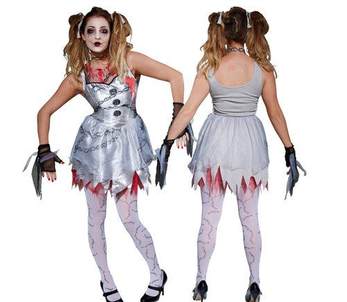 Ladies dead doll halloween - ladies,