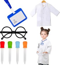 7Pcs Science Costume Kids Mad