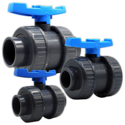Pvc ball valve - ball, double