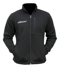 Fitted zip black sweater