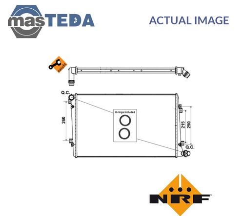 53813 engine cooling radiator - 53813,