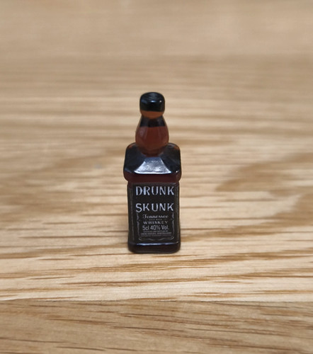 Miniature dolls house whiskey - miniature,