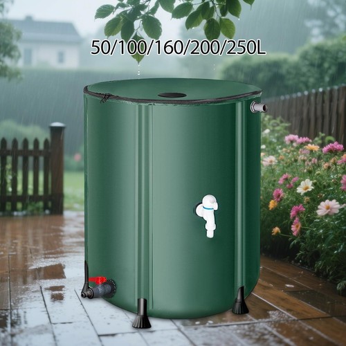 Foldable rain barrel water - rain,