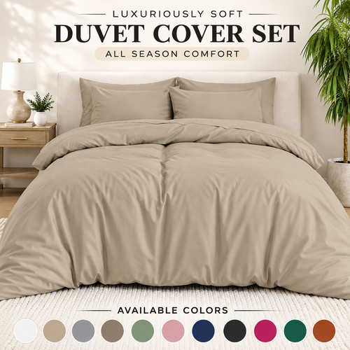Duvet cover set - cover, reversible
