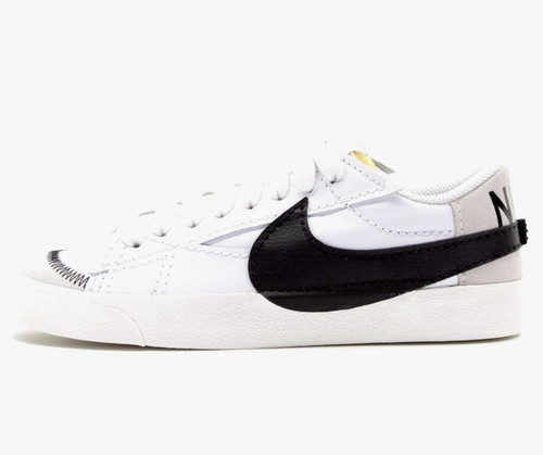 Nike blazer low white black - nike,