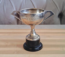 Vintage 1972 M.D.A.B. League Champions Trophy Silver Plated On Plastic Plinth