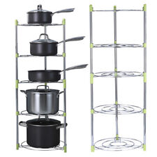 Tiered Metal Kitchen Cook Pan Pot Holder Storage Saucepan Stand Organiser Rack