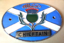 ALBION TUCKS; ALBION CHIEFTAIN LORRY FRONT BADGE ~BRITISH/GB TRUCK PLAQUE