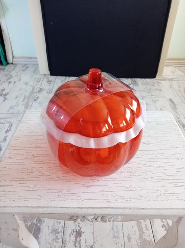 Lovely orange glass pumpkin - a, lovely,