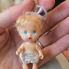 1 x 1990 Vintage Quints Doll -  Tyco Drink and Wet Babies - Pink Nappy