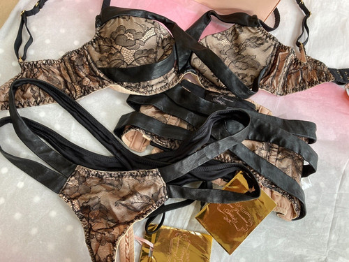 Agent provocateur leather trim - agent,