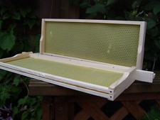 SN4 National/WBC Frames with BS Cut Comb Beeswax Foundation. Assembled. Qty 20