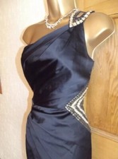 PRETTY ❤️JANE NORMAN Size 10 Blue Evening Party Long Dress Gems maxi prom