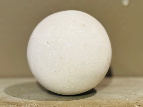 White victorian carpet ball - white,
