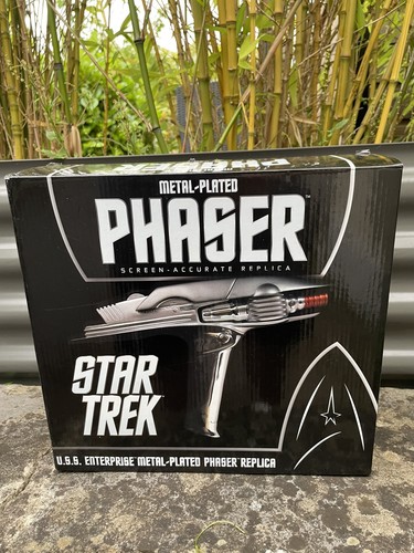 Star trek metal plated - plated, phaser