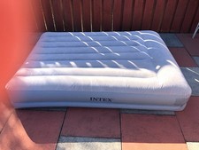 Intex Queen Full Pillow Rest Classic Airbed w/Fiber-Tech RP