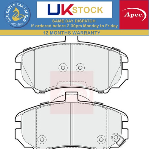 Apec brake pads set for - pads,