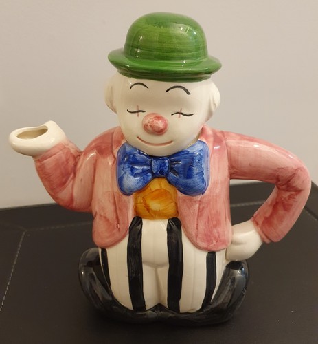 Vintage novelty clown teapot - clown,