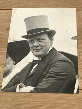 Winston Churchill in top hat -