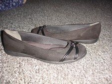 EVANS Suede Ballerina Shoes -