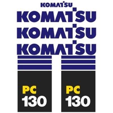 Decal Sticker Set Komatsu