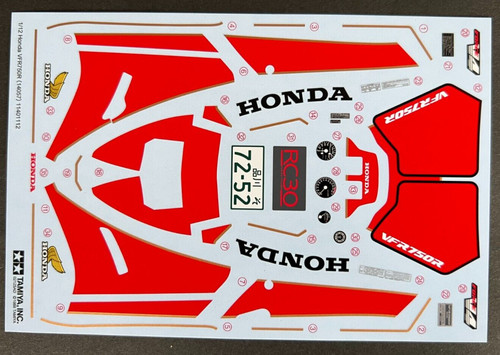 Tamiya decals honda - tamiya,