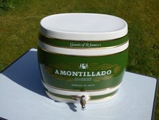 Vintage Grants Of St James Amontillado Sherry Dexam Ceramic Keg/Barrel Excellent