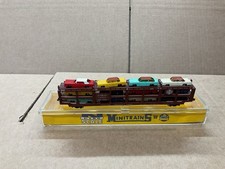 RIVAROSSI N GAUGE CAR TRANSPORT FREIGHT WAGON TRI-LEVEL AUTO CARRIER SANTE FE