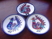 Three Tunisian Ceramic Plates