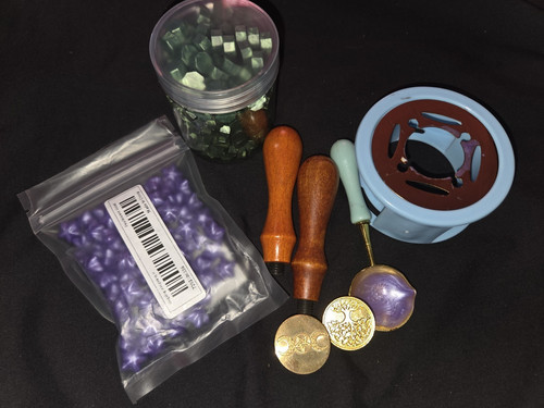 Wax seal stamp - stamp, wooden