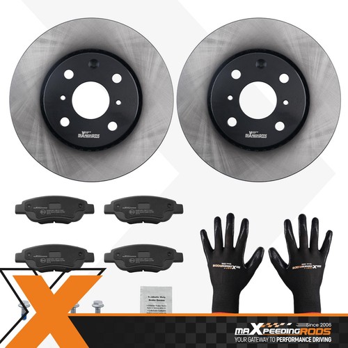 Vented brake discs pads kit - brake,