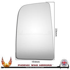 For Mercedes Sprinter Wing Door Mirror Glass Long Arm 2018-2025 Left Hand Side