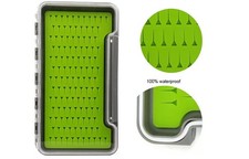 Maxcatch Slim Fly Fishing Box, Waterproof Flies Storage with Silicone Insert