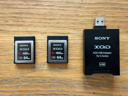 Sony xqd 64gb cards and - sony,