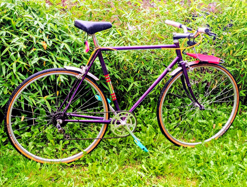 Vintage retro road bike