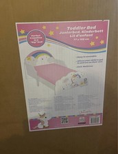 Pirates/Unicorn Wooden Toddler Infant Child Kids Bed w/ Protector Safety Guard