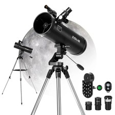 500114AZ Newtonian Reflector Telescope Astronomical 150X for Adult Beginner Gift