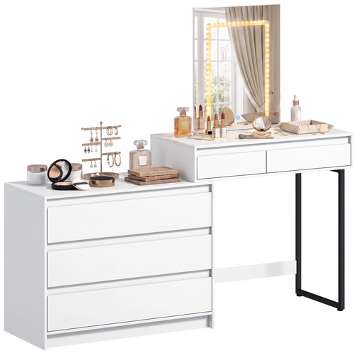 Homcom modern vanity makeup - vanity,