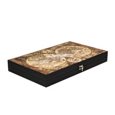 23 Inch Leatherette Atlas