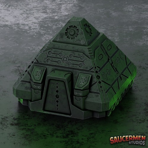 Ancient alien pyramid - alien,