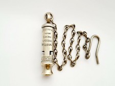 J.Hudson 244 barr Street metropolitan bucks special constabulary police whistle 