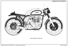 Norton Manx 500 - IDENTIPRINT-