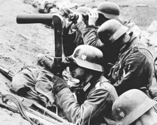German Infantrymen watch