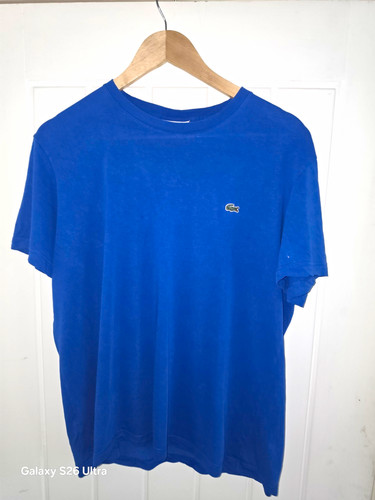 Lacoste men blue logo - lacoste,