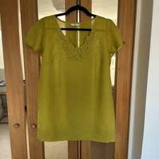 M&S 100% Green Ladies Linen
