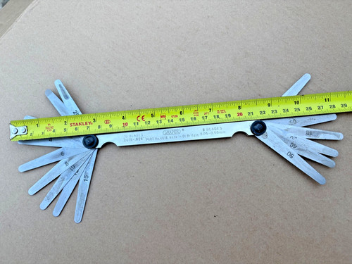 Vintage draper feeler gauge - draper,