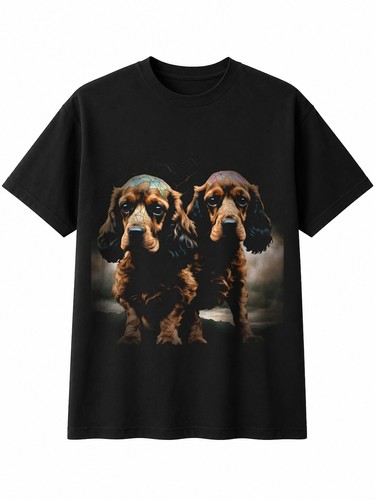 Cocker spaniel hexagon - spaniel,
